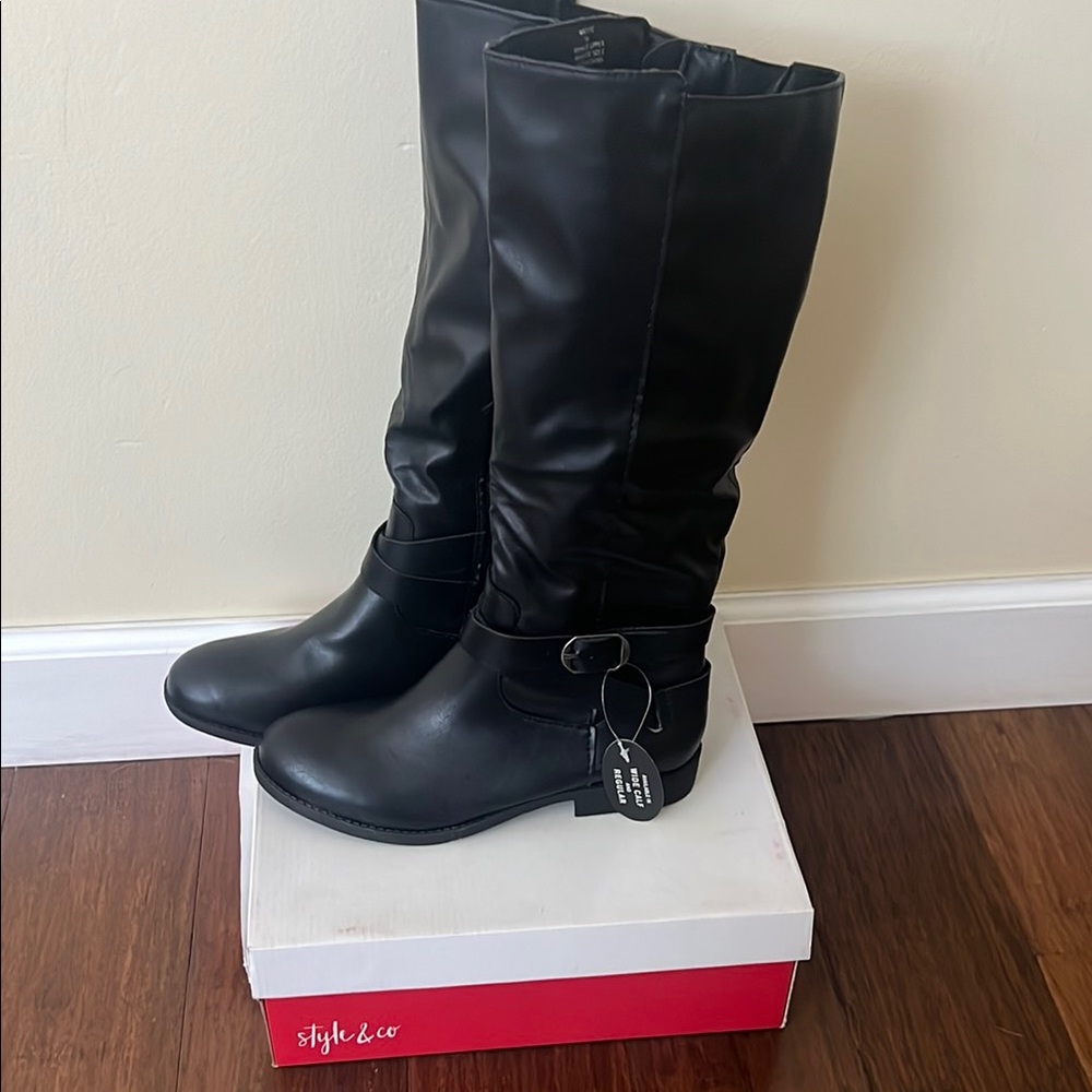 NEW Style & Co. Women's Black Boots